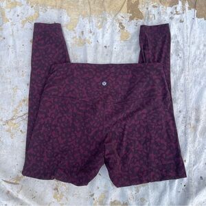 Lululemon Align 25" Leggings Formation Camo Dark Adobe Multi Sz 14